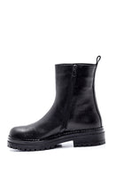 Women's Leather Casual Zipper Boots | Derimod
