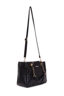Women's Black Long Strap Quilted Shoulder Bag | Derimod
