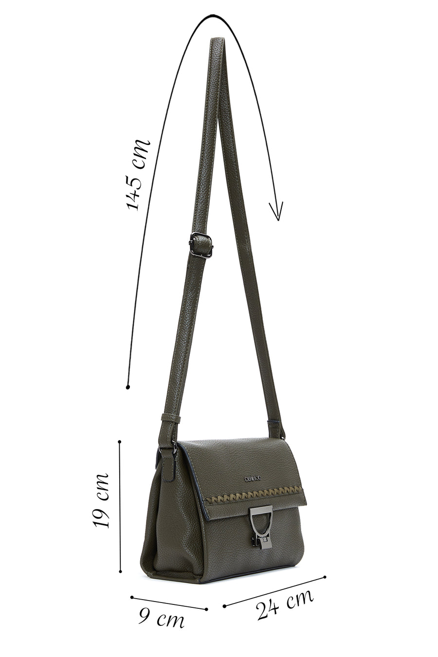 Women's Green Shoulder Bag