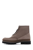 Men's Mink Nubuck Leather Casual Boots | Derimod