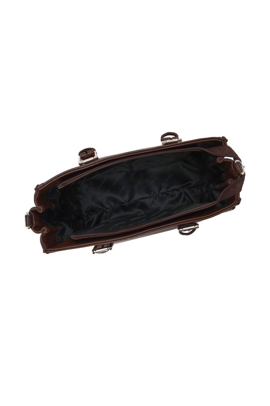 Woman Brown Long-Strap Shoulder Bag
