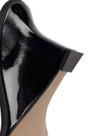 Women's Black Ankle Buckle High Platform Satin Sandals | Derimod