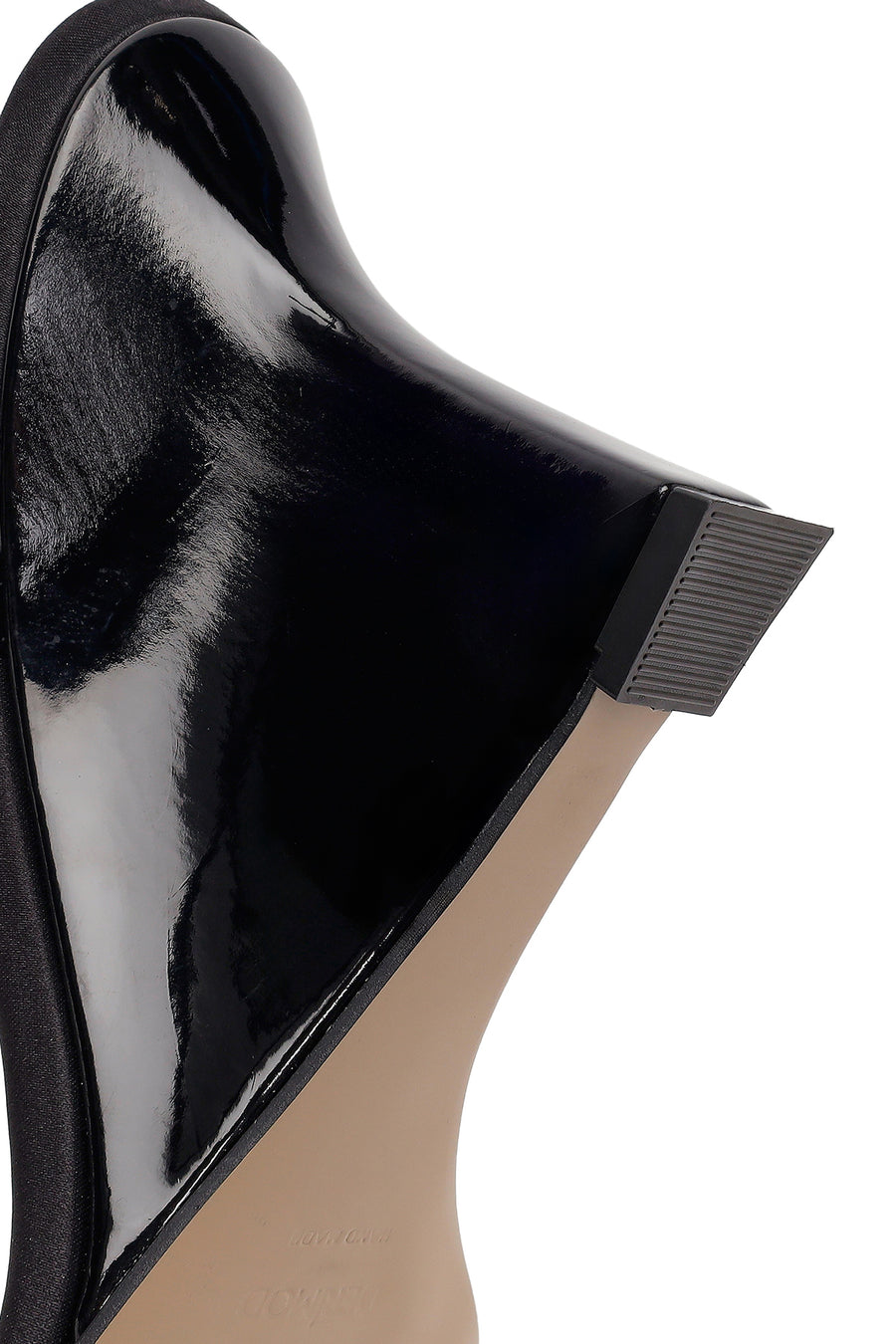 Women's Black Ankle Buckle High Platform Satin Sandals