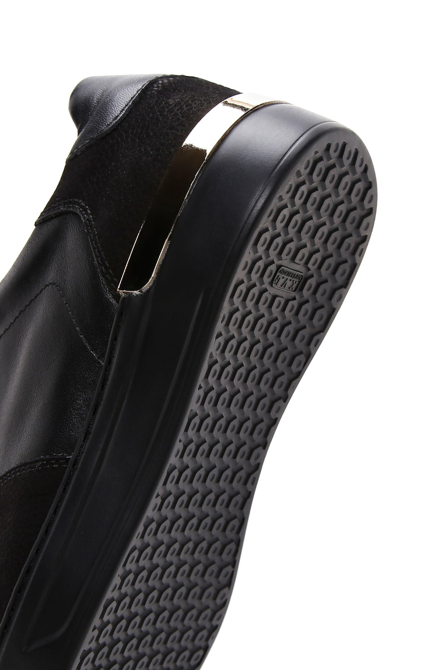 Men's Black Leather Sneaker