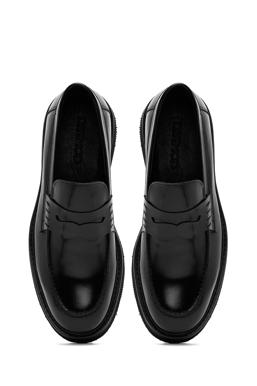 Men's Black Leather Classic Loafer