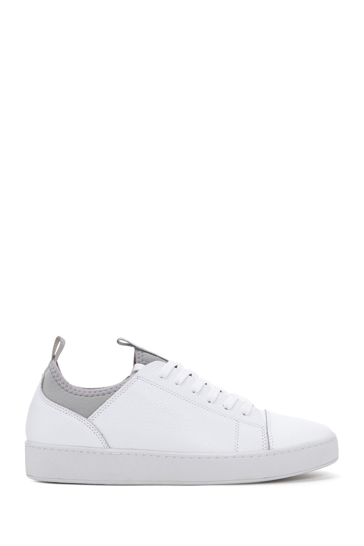 Men's White Leather Sneaker 23SFD6306FT | Derimod