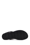 Women's Black Strappy Sandals | Derimod