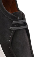 Men's Gray Lace-up Suede Leather Casual Shoes | Derimod