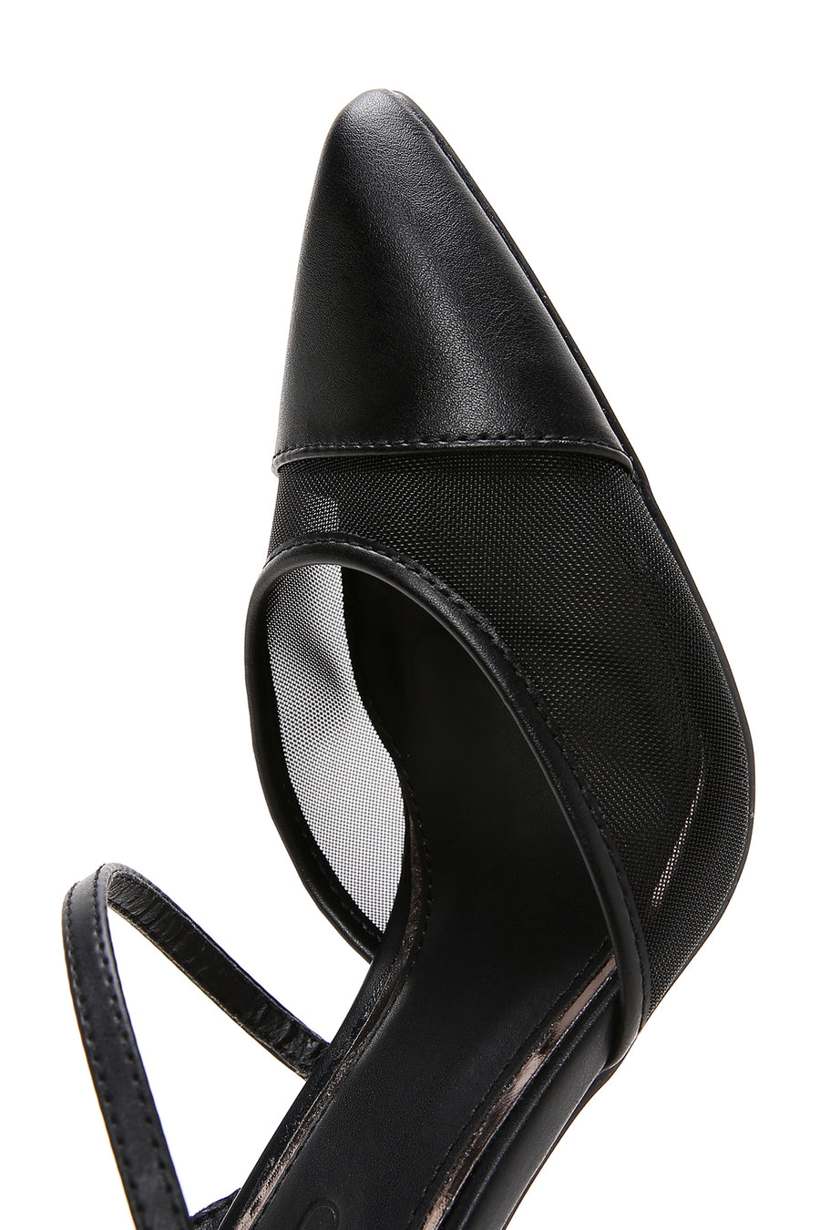 Kadın Siyah Arkası Açık İnce Topuklu Stiletto