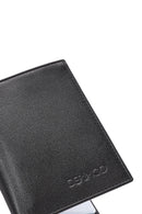 Men's Black Leather Card Holder | Derimod