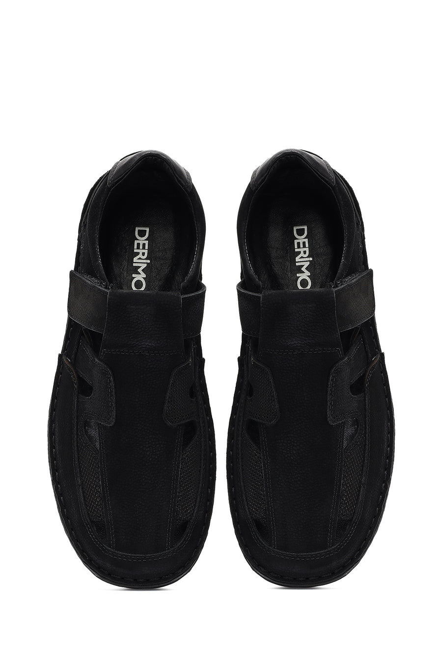 
Men's Black Nubuck Leather Casual Shoes
