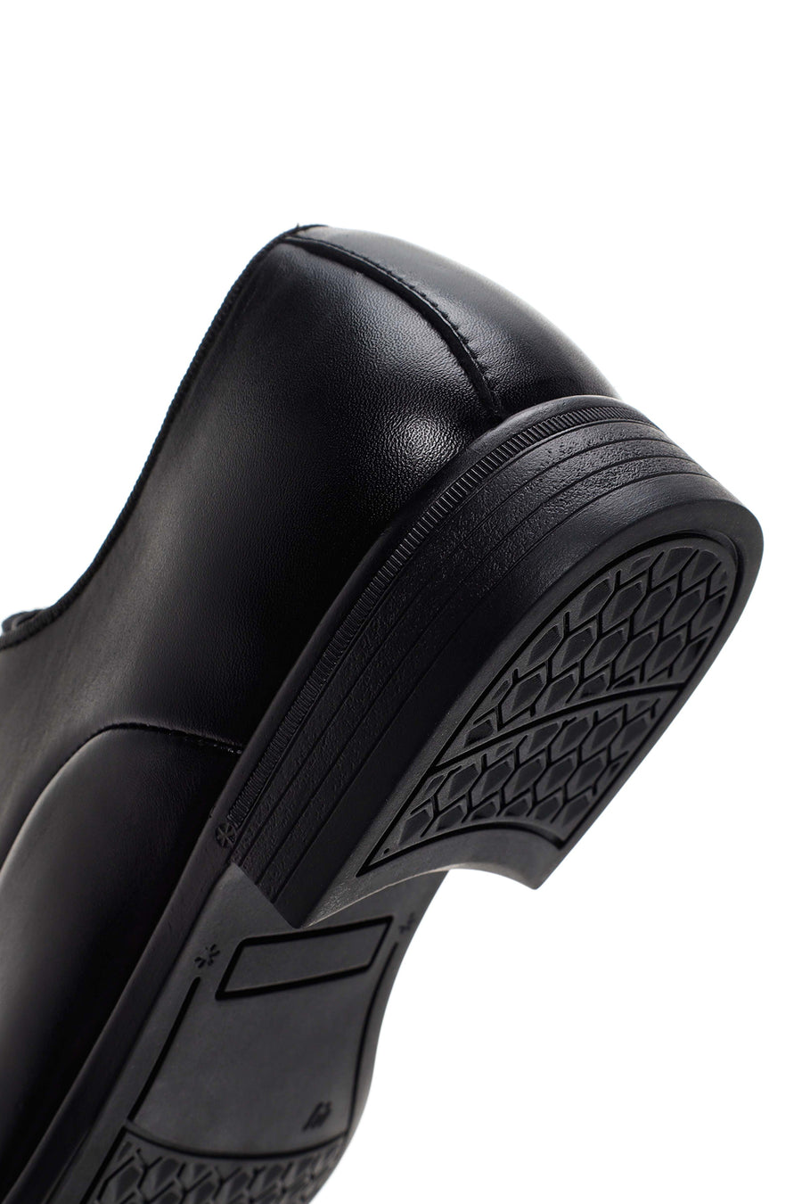 Men's Black Laced Leather Classic Shoes