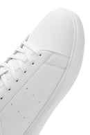 ACBC x Derimod Men's White Lace-Up Sneakers | Derimod