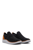 Men's Black Thick Soled Sneaker | Derimod