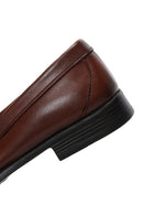 Men's Brown Leather Casual Loafer | Derimod