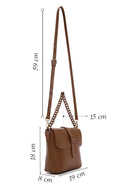 Women's Tan Long Strap Crossbody Bag | Derimod