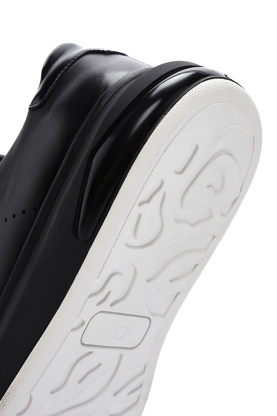Men's Black Leather Casual Shoes