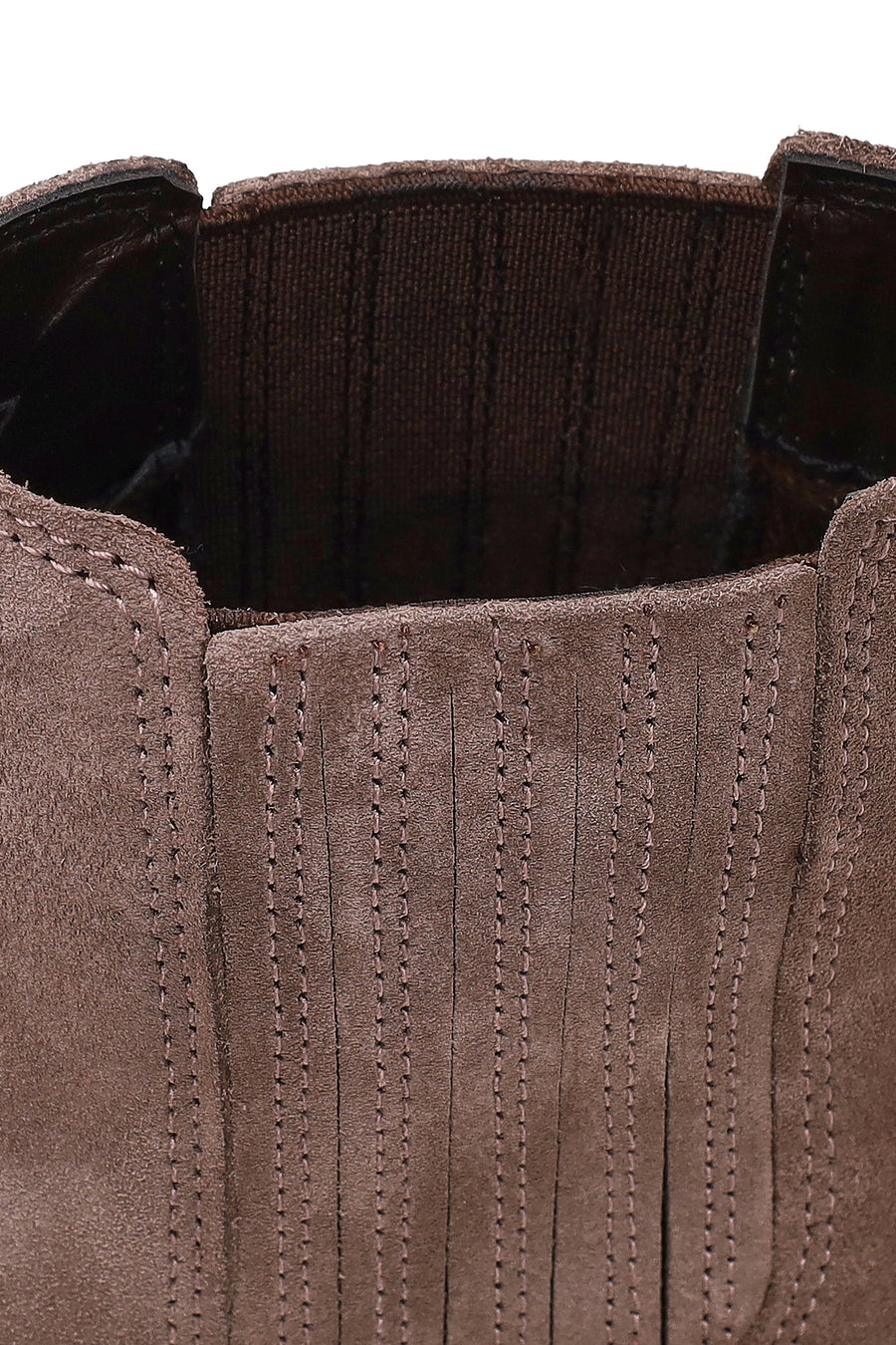 Woman Mink Suede Leather Chelsea Boots