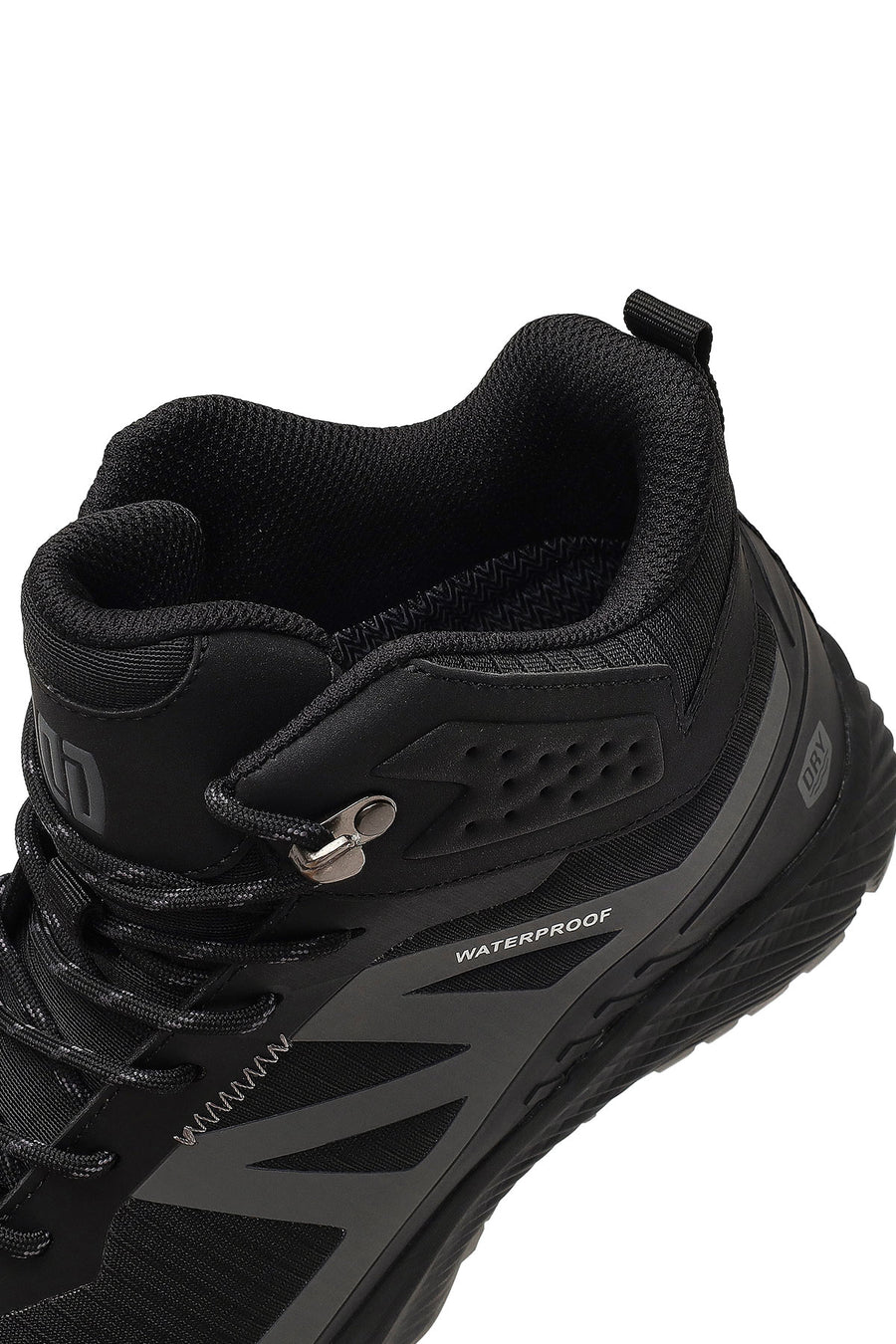 Derimod Dry Men's Black Lace-Up Thick-Soled Outdoor Boot