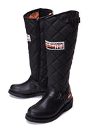 Harley Davidson Women's Black Laconia Hi Zipper Leather Boots | Derimod