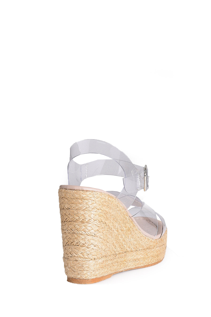 Women's Transparent Wedge Heeled Sandals