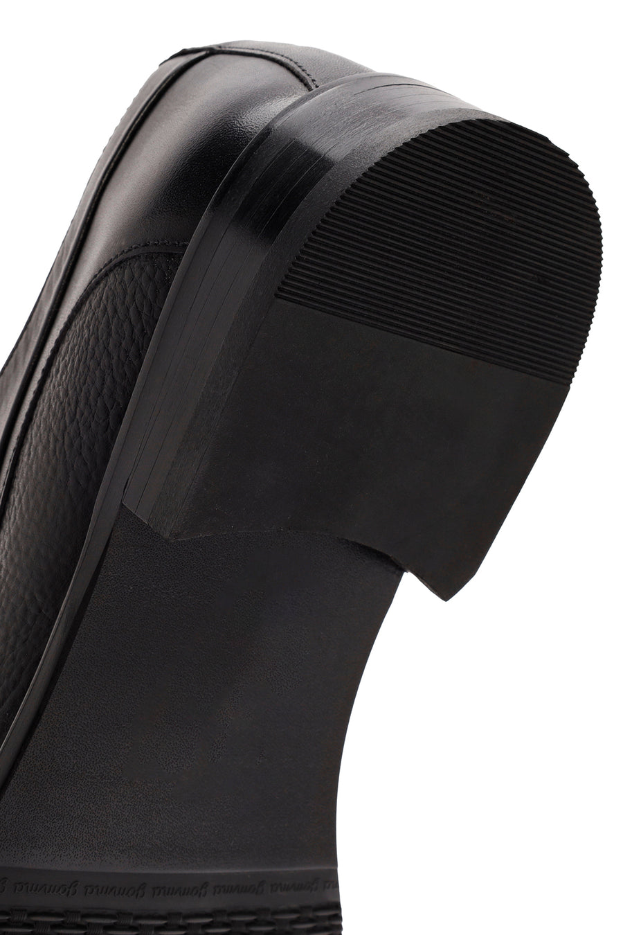 Men's Black Laced Leather Classic Shoes