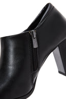 Women's Black Heeled Bootie | Derimod