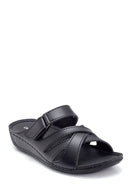 Women's Wedge Heeled Casual Slippers | Derimod