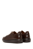 Men's Brown Leather Thick Sole Sneaker | Derimod