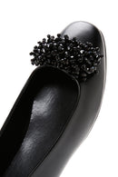 Women's Black Stone Ballet Ballet | Derimod