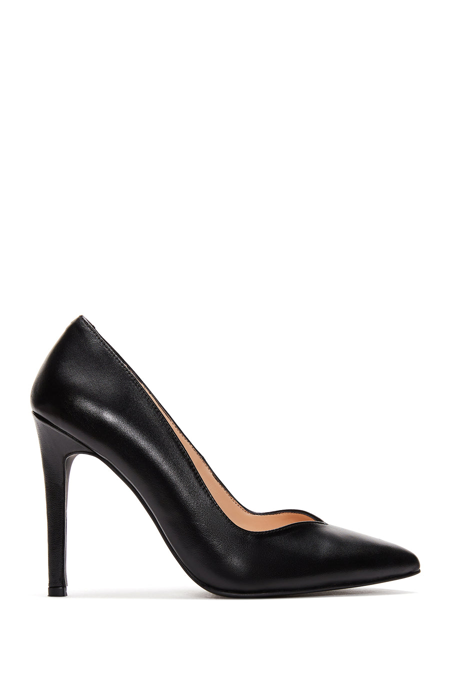 Kadın Siyah Deri Stiletto 21WFD161218 | Derimod