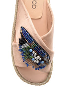 Women's Pearl Espadrille Slippers | Derimod