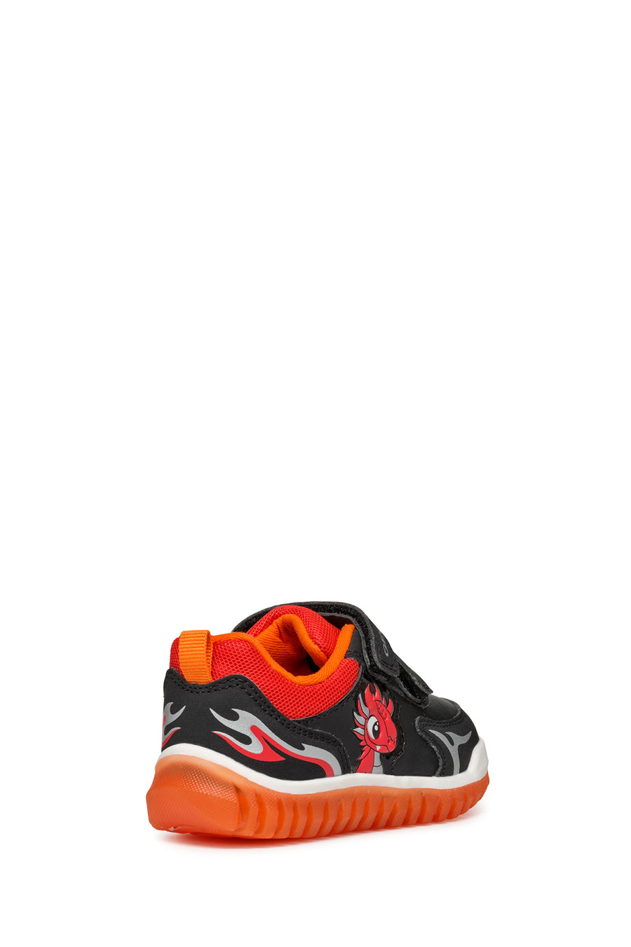 Geox Erkek Bebek Siyah Inek Bantlı Deri Sneaker