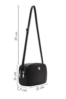 Women's Black Long Strap Crossbody Bag | Derimod