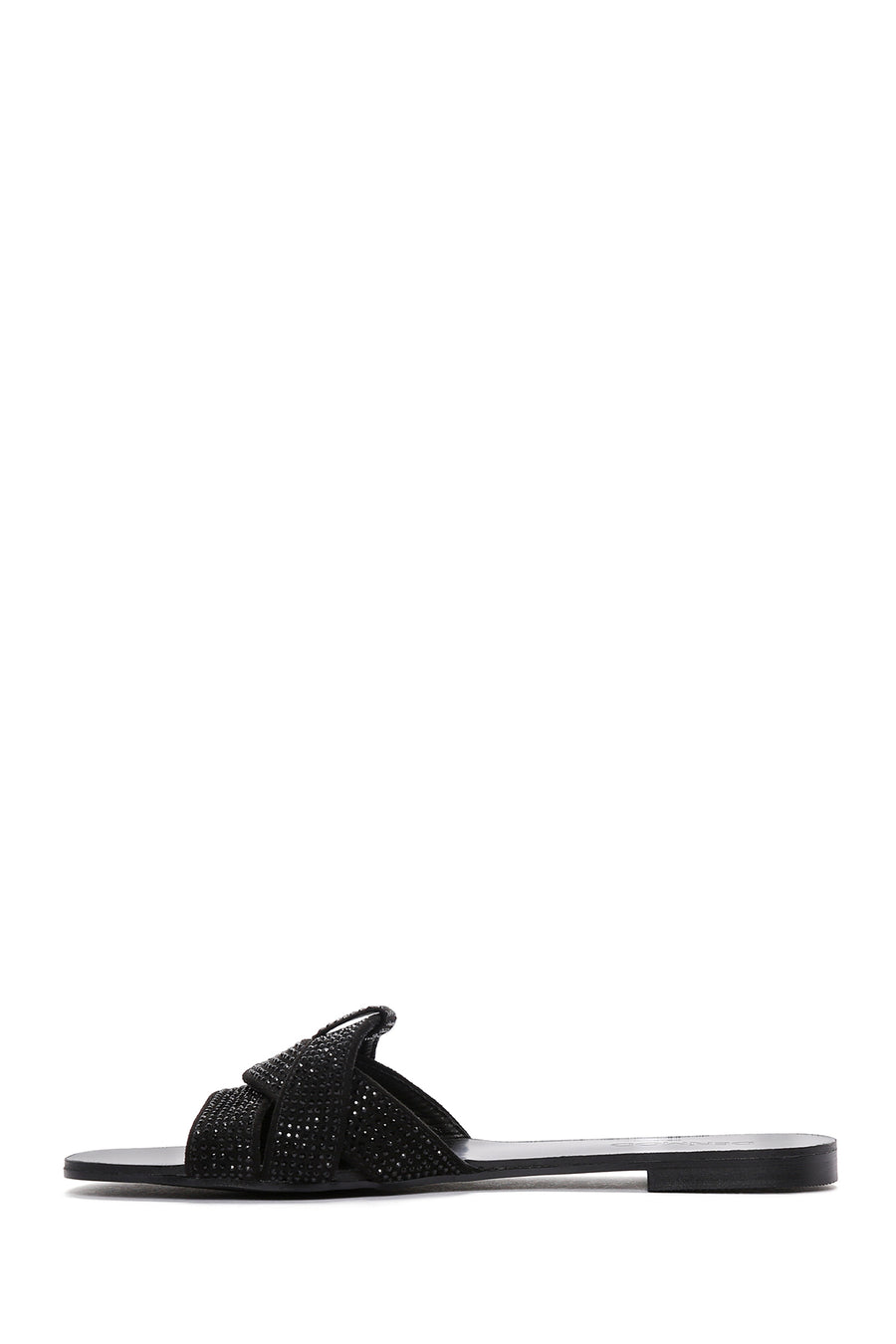 Women's Black Stone Slippers