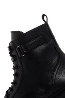 Men's Black Zippered Leather Casual Boots | Derimod