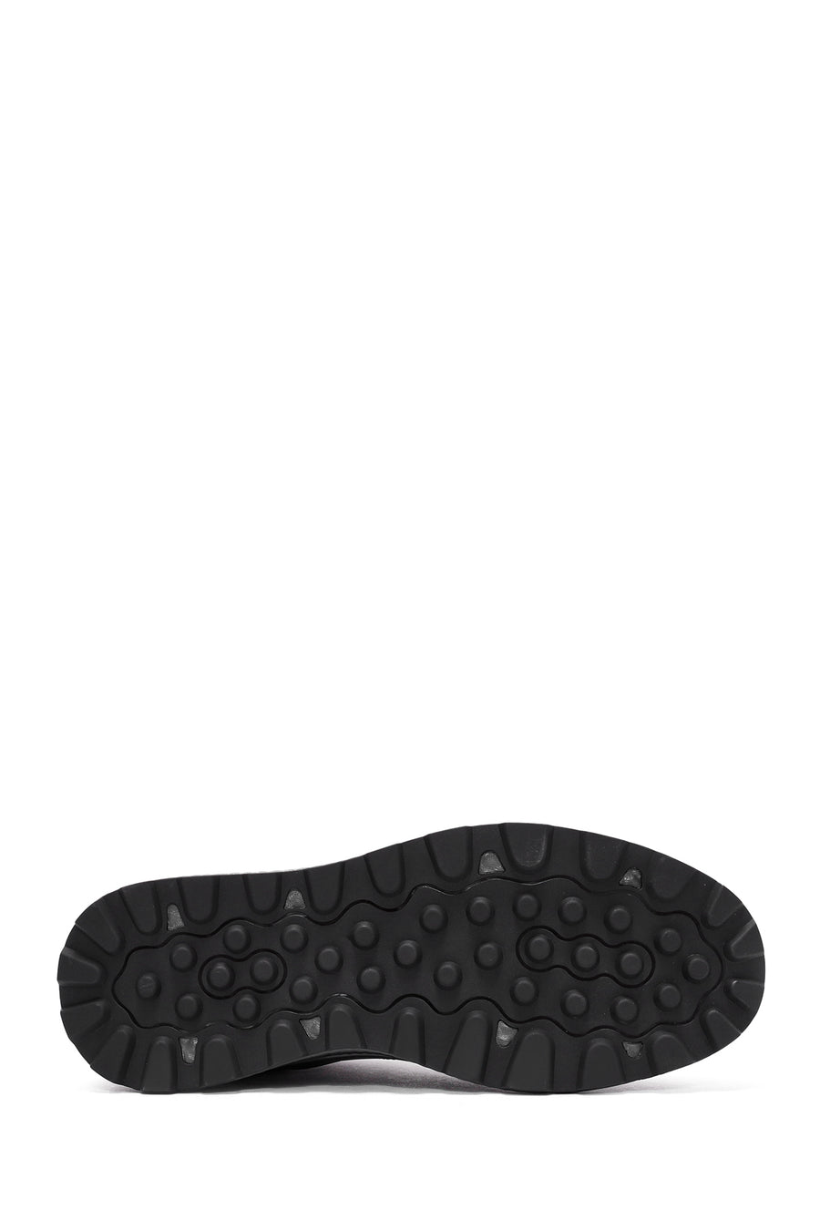 
Men's Black Lace-Up Ankle Leather Boot

