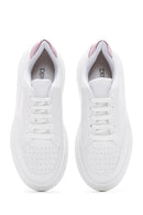 Women's White Thick Soled Sneaker | Derimod