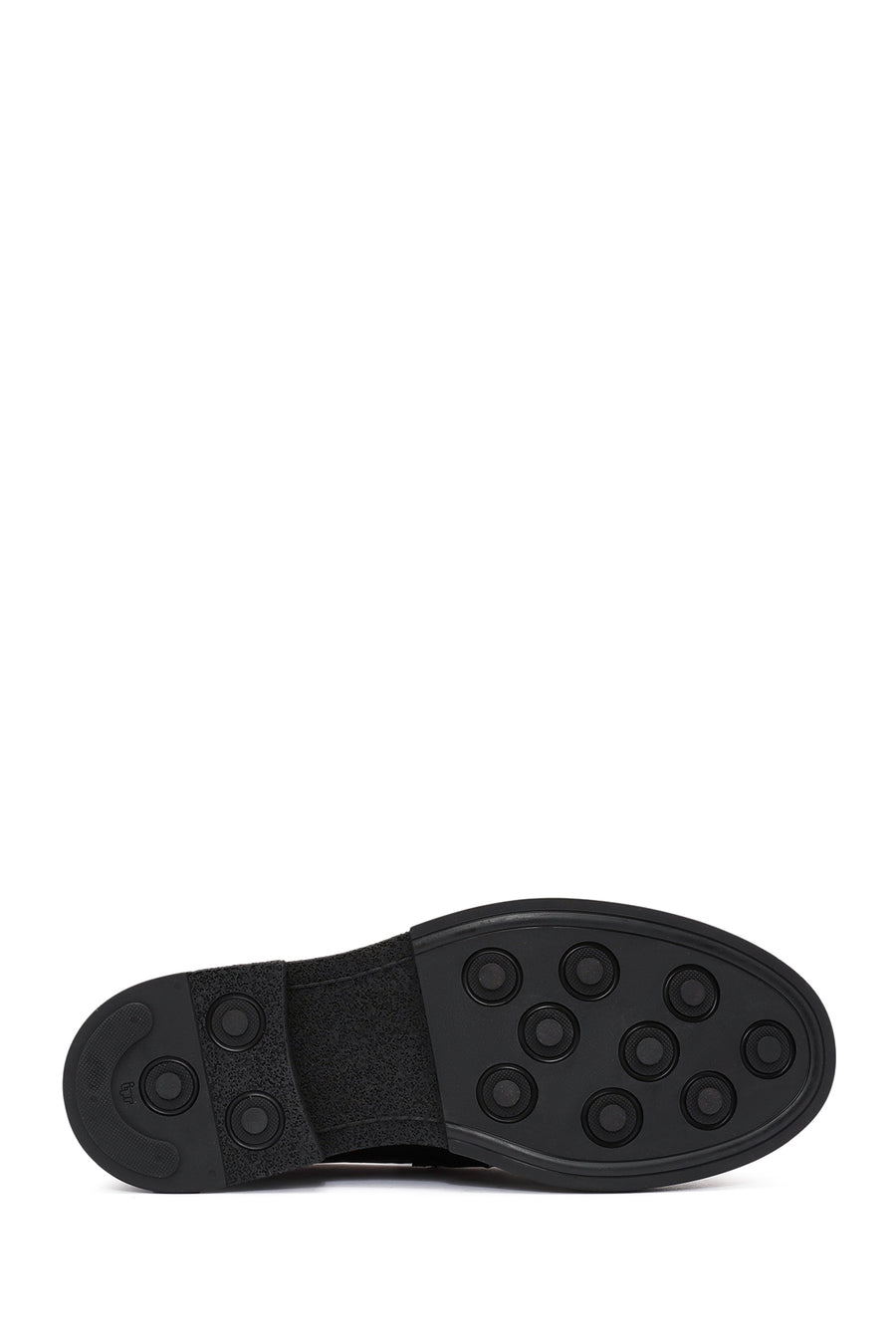 Men's Black Leather Casual Loafer