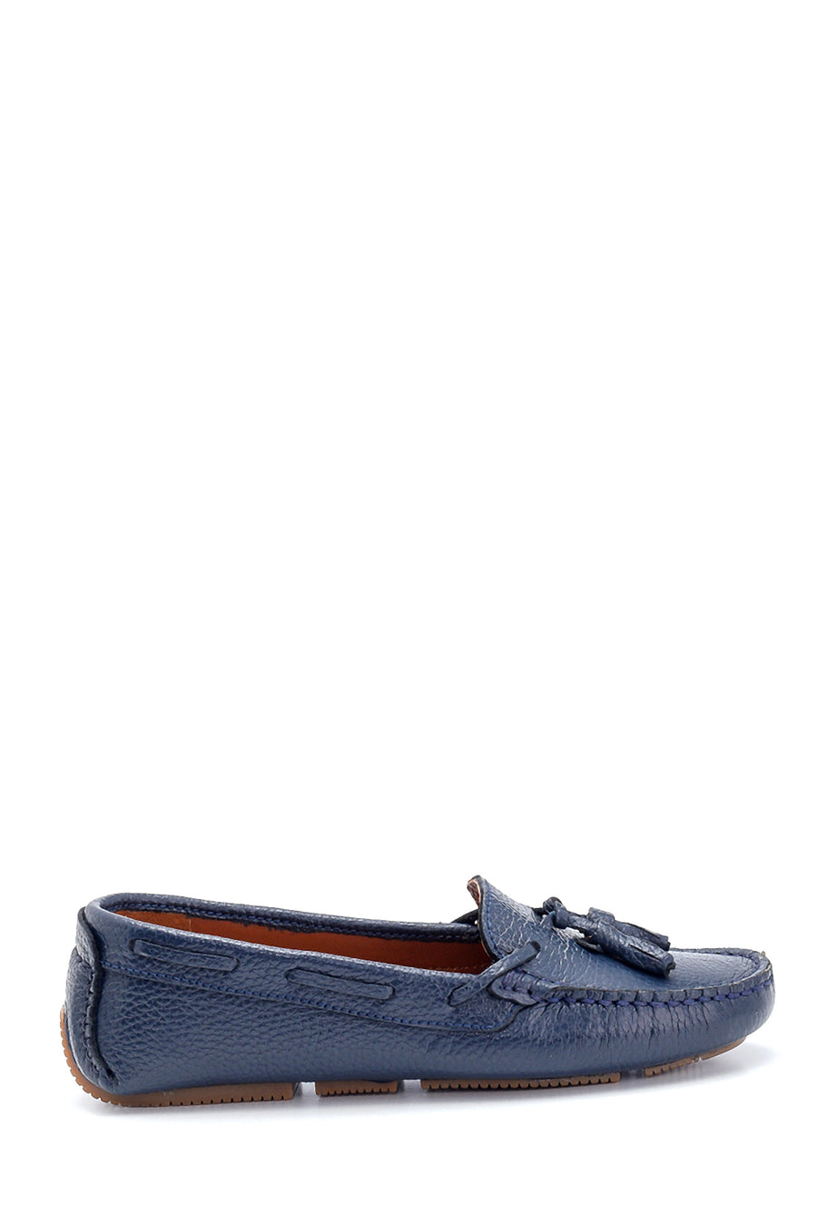 Kadın Püsküllü Deri Loafer 21SFD5001FT | Derimod