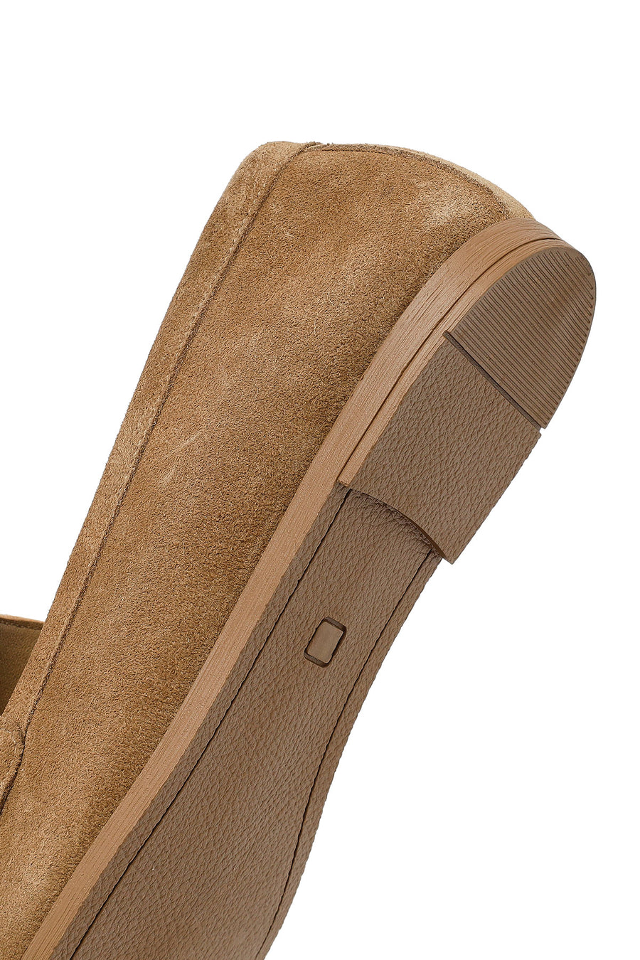 Women's Tan Suede Leather Loafer