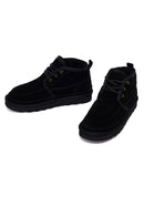 Male Black Lace-up Suede Casual Boots | Derimod