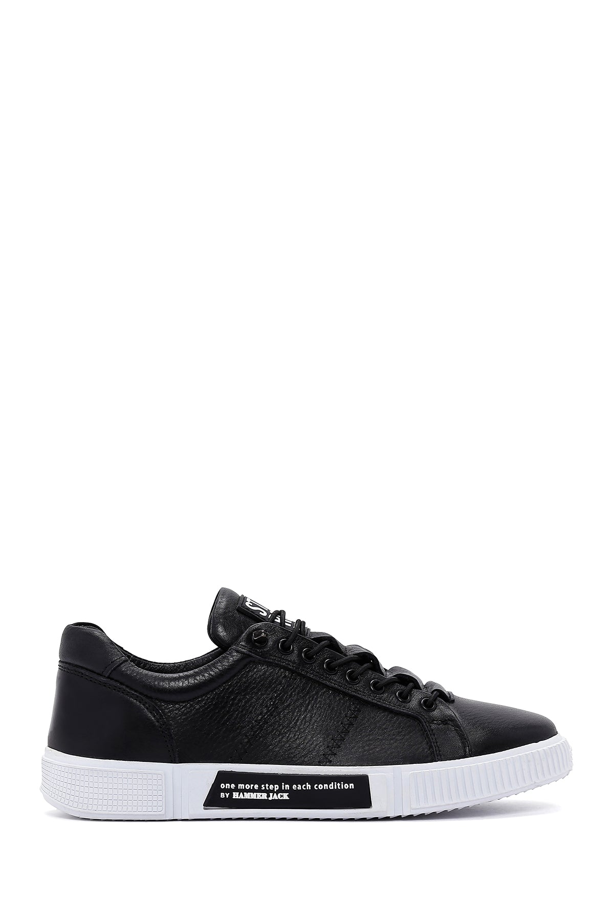 Hammer Jack Men's Black Toscana Leather Sneaker 102 20250-M | Derimod