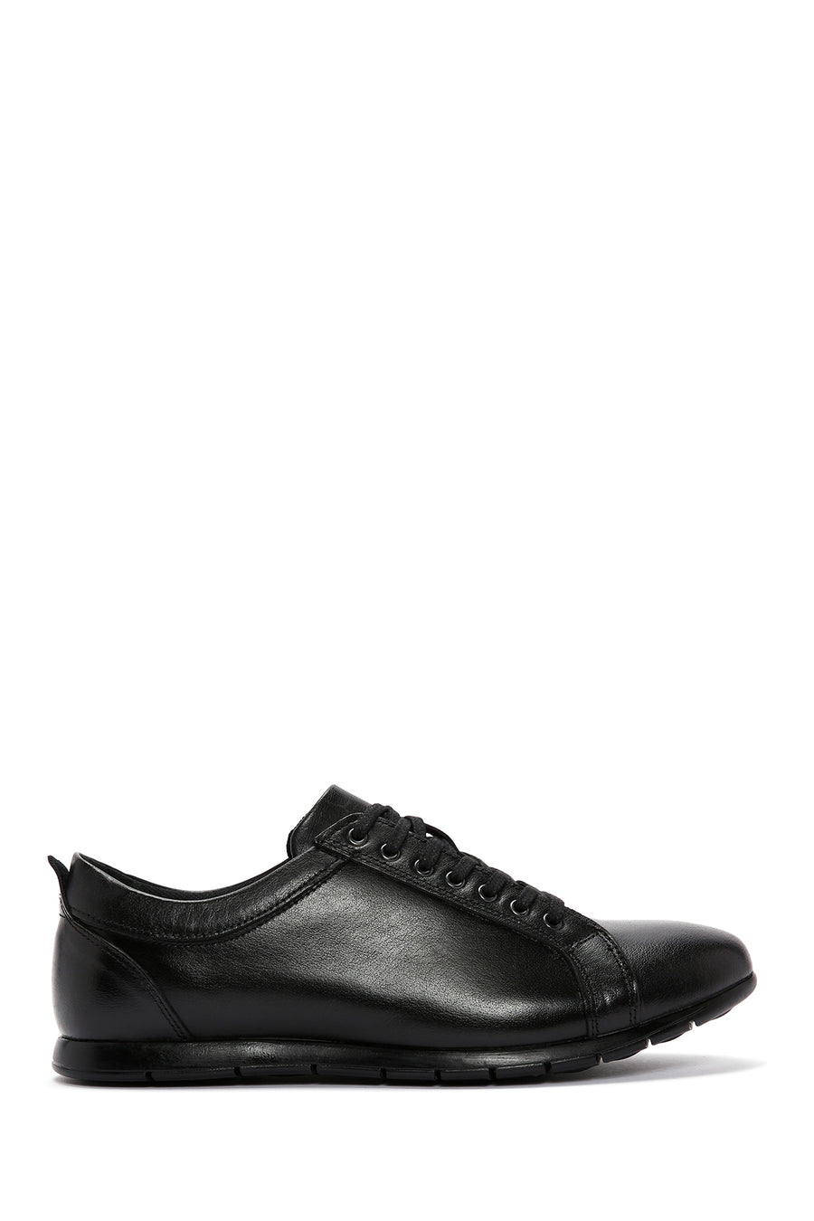 Men's Black Leather Casual Shoes 24SFD680818 | Derimod