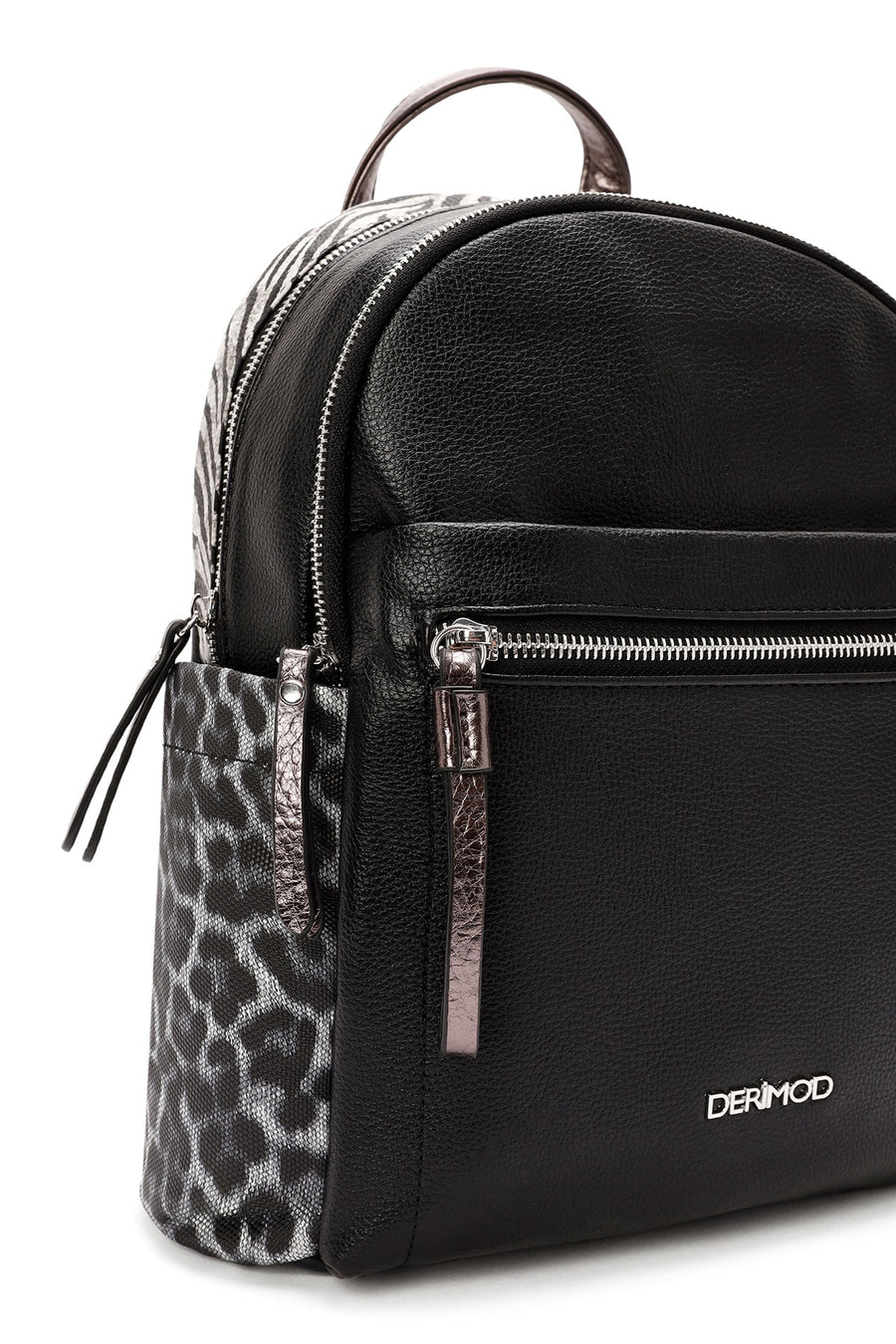 Women's Black Leopard Backpack