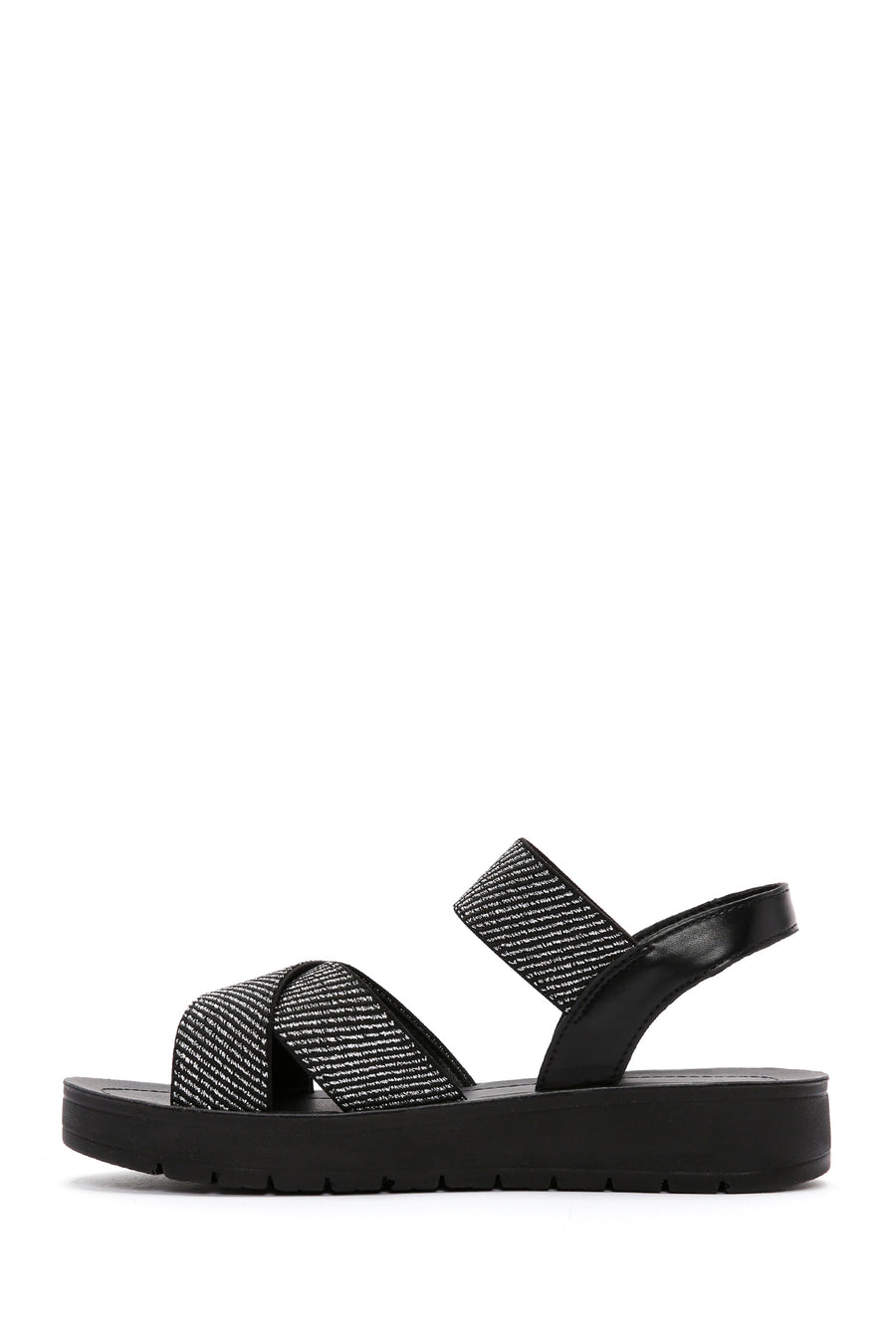 Women's Black Ankle Strap Sandals