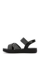 Women's Black Ankle Strap Sandals | Derimod