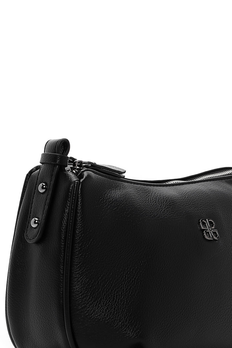 Women's Black Long Strap Casual Shoulder Bag