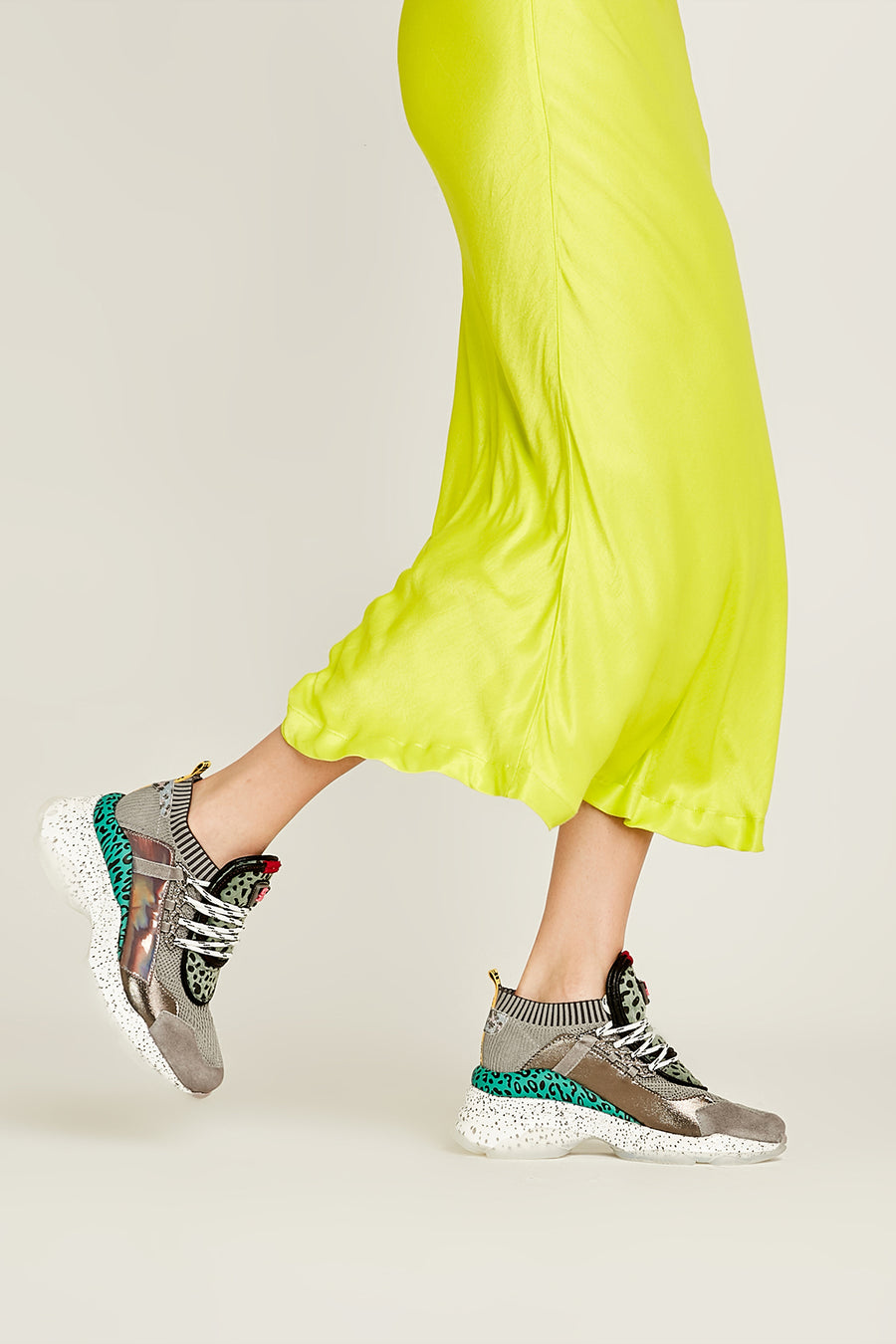 Kadın Leopar Detaylı Sneaker 19SFE221714 | Derimod