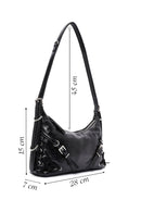 Women's Black Metal Detailed Shoulder Bag | Derimod